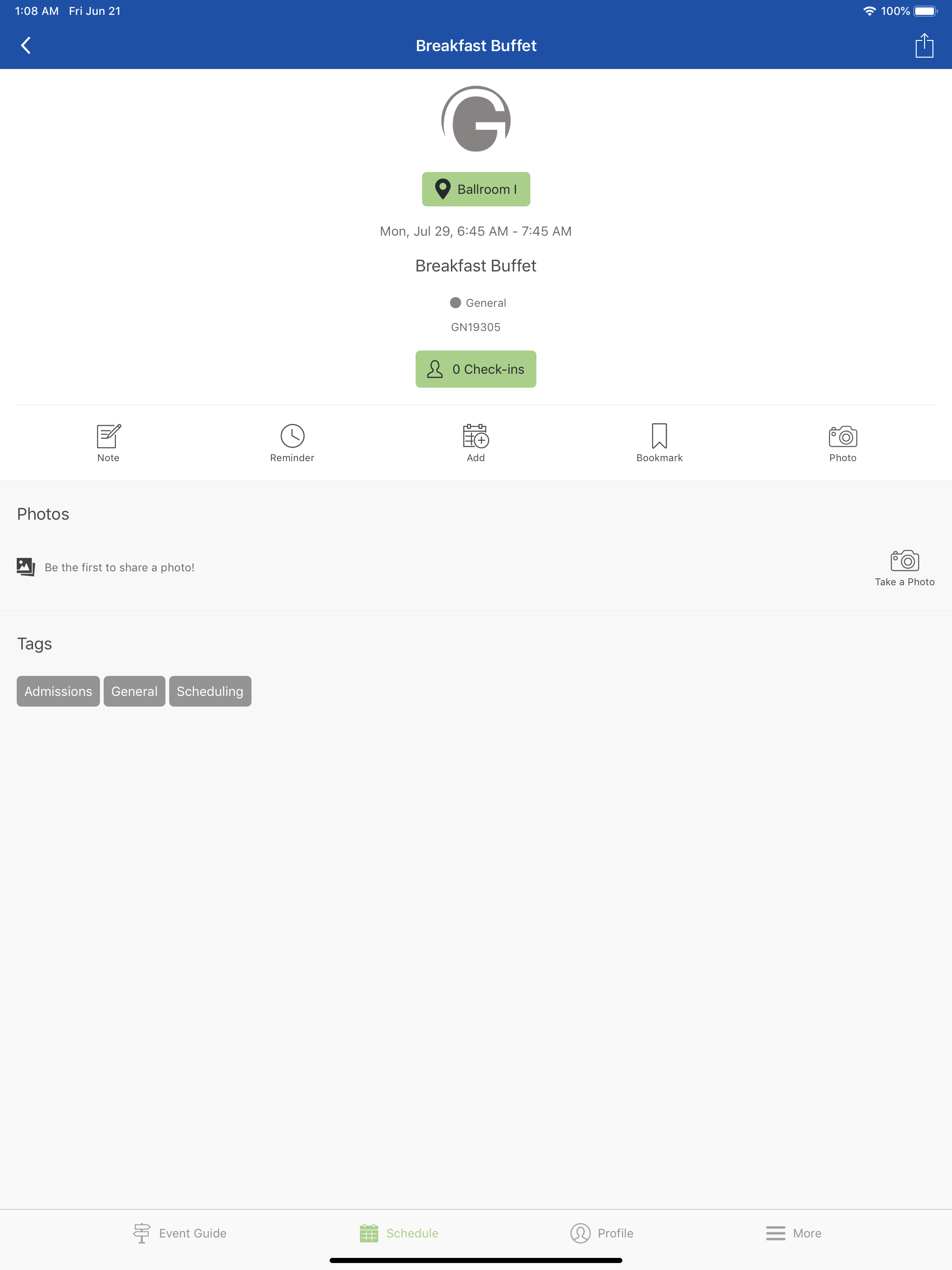 CollegeNET User Conference screenshot 10