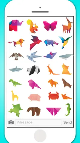 Game screenshot Origami Stickers Pack apk