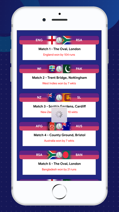 Live cricket scores update Screenshot