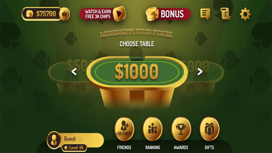 Mississippi Stud Poker Casino - 1.2.1 - (iOS)