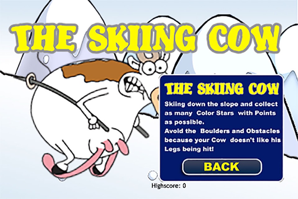 The Crazy Skiing Cow LT screenshot 2