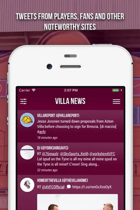 Villa News - Fan App