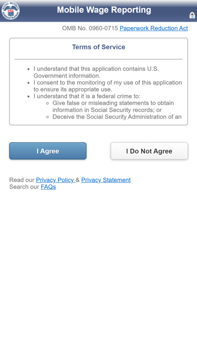 How to cancel & delete SSI Mobile Wage Reporting from iphone & ipad 1