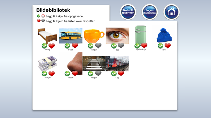 Dagligliv mini Afasi-app