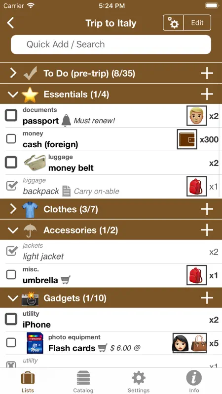 Packing Pro screenshot 1 of 5