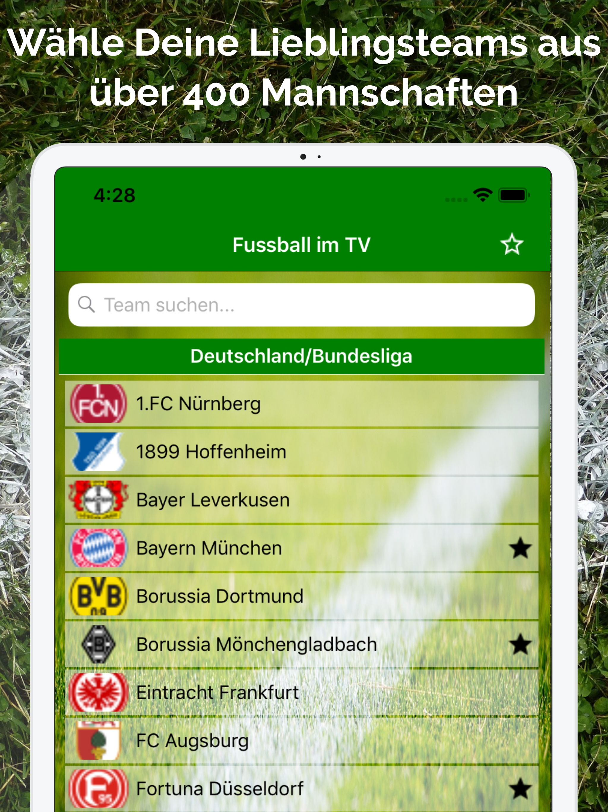 Fussball im TV live screenshot 10