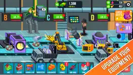 tap tap factory: idle tycoon iphone screenshot 2