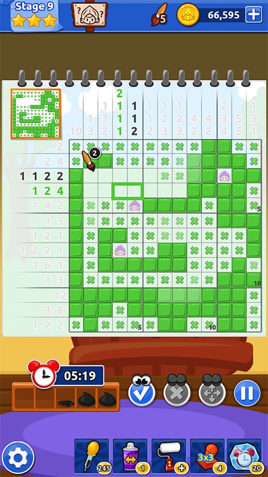 #2. The Magic Brush - Nonogram (iOS) 由: The JoyPlus Soft, Inc.