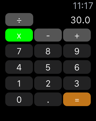 TinyWatchCalc