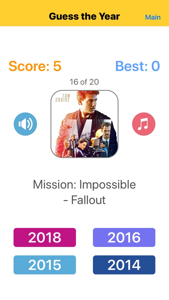 【图】Top Movies: 猜电影年份(截图1)