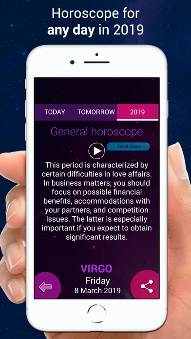 Horoscope Venus for women 2019 iPhone screenshot 5 - Lifestyle app