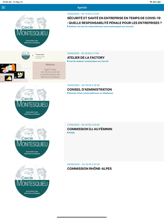 Screenshot #6 pour Cercle Montesquieu