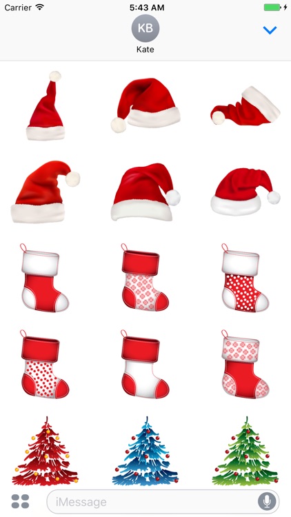 Happy Christmas Stickers