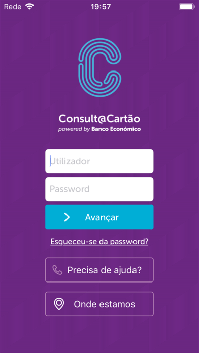 Consult@Cartão App Screenshot