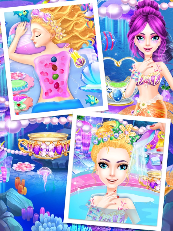 Mermaid Princess - Salon Games iPad screenshot 4 - Games app