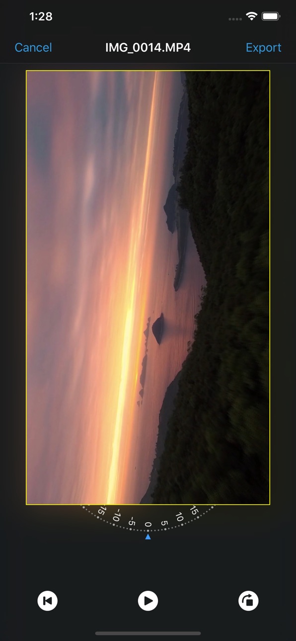iPhone screenshot