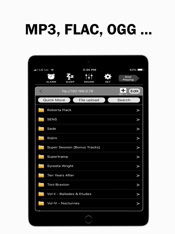 HighAmp : MP3 Music Player iPad screenshot 5 - Music app