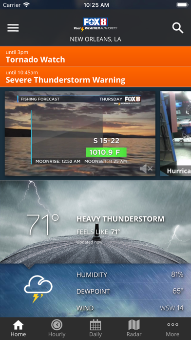 FOX 8 Weather Screenshot