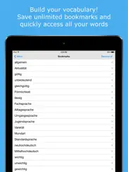 german dictionary & thesaurus айпад изображения 4