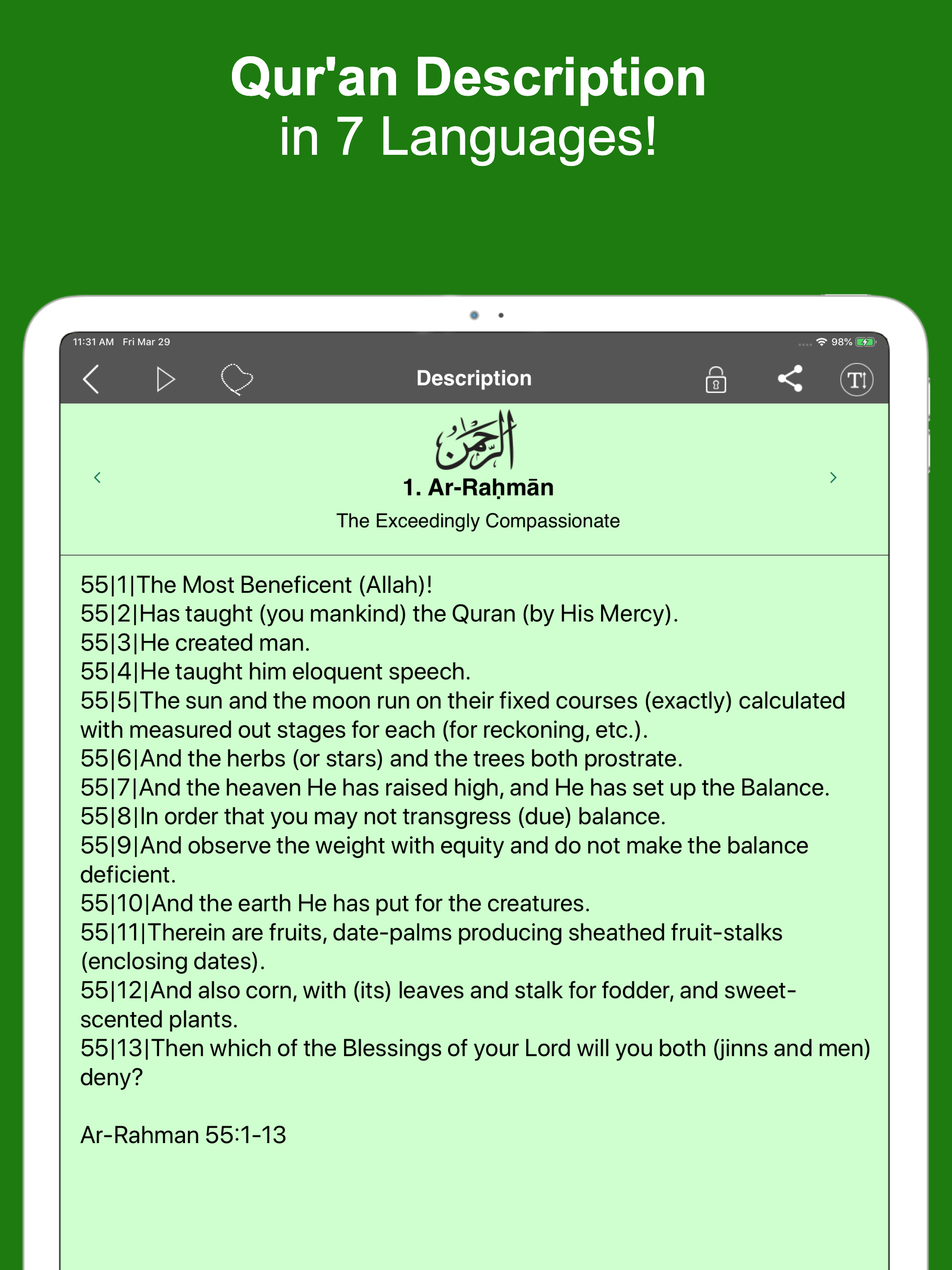 99 Names of Allah (Pro) screenshot 6