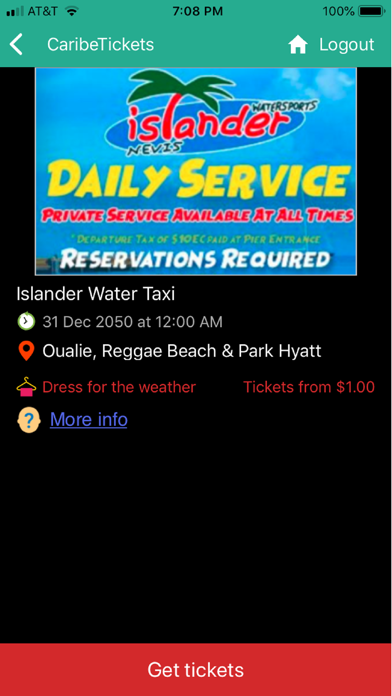 CaribeTickets Screenshot