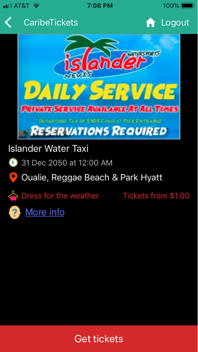 Screenshot 2 of CaribeTickets App