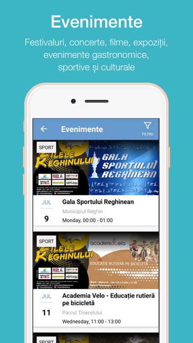 Reghin City App Screenshot