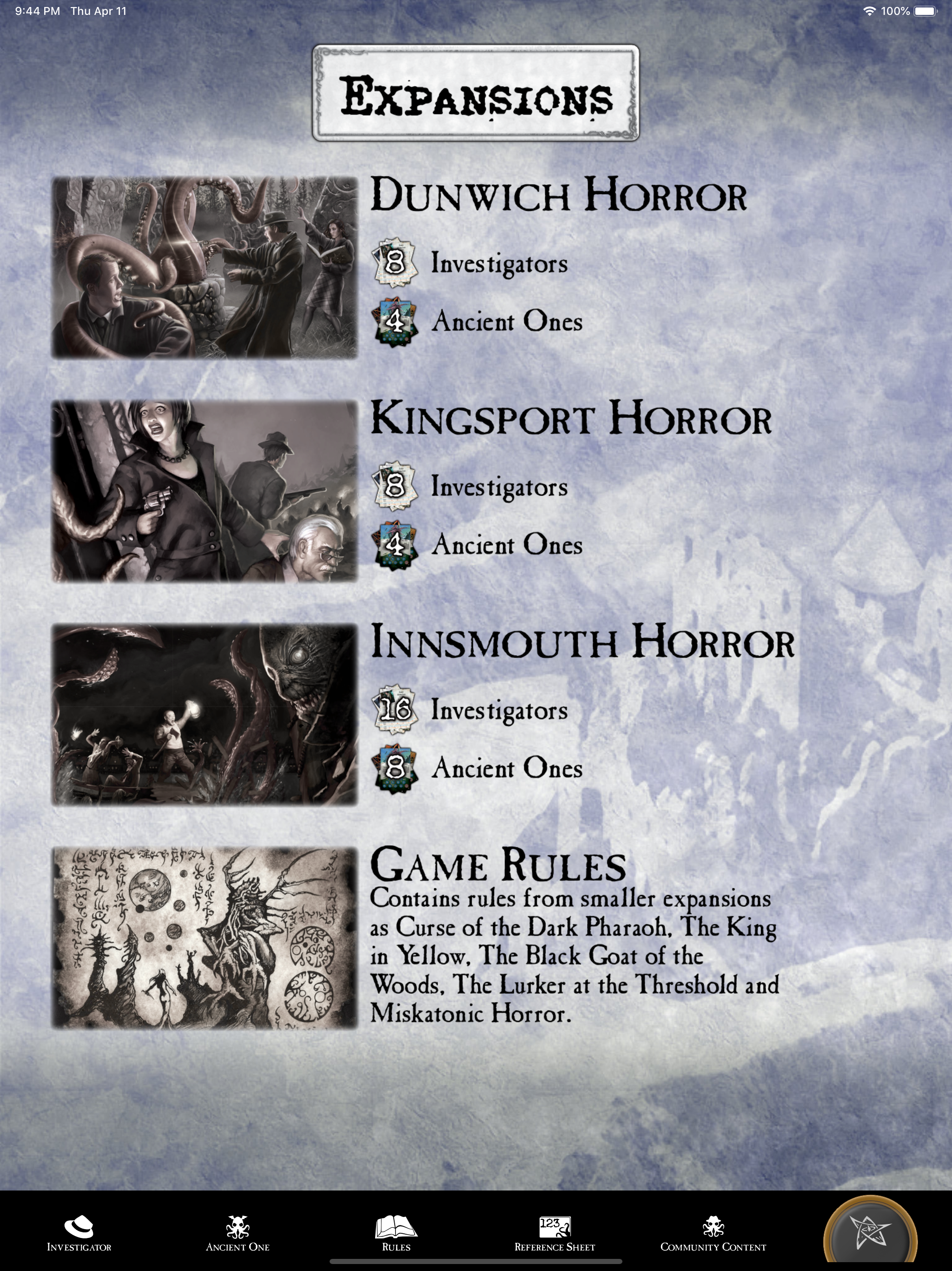Assistant for Arkham Horror screenshot 17