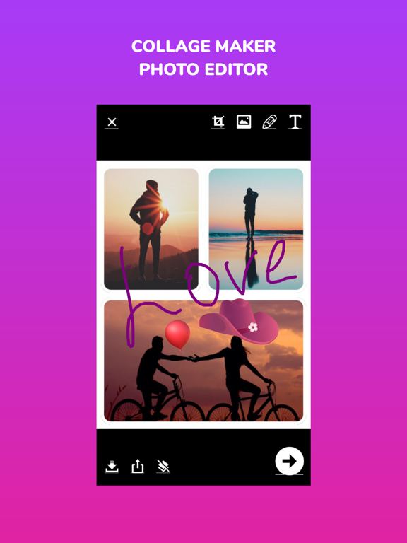 Screenshot #4 pour Simple Photo Collage Editor