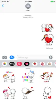 How to cancel & delete cutest love making sticker emo 3