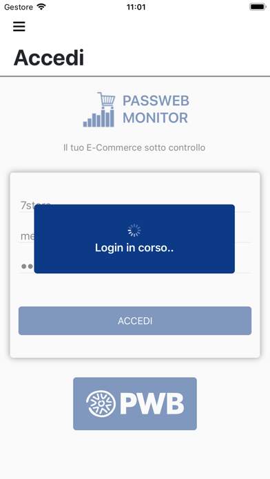 Passweb Monitor Screenshot