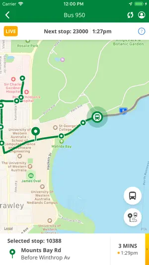 Transperth screenshot 3
