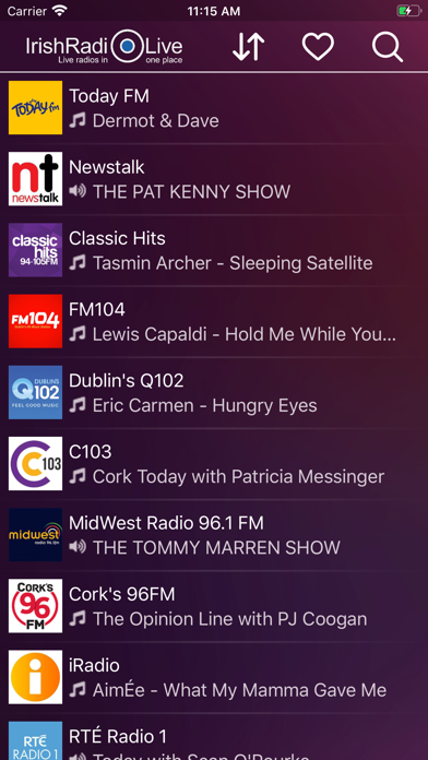 Irish Radio Live - Ireland screenshot 2