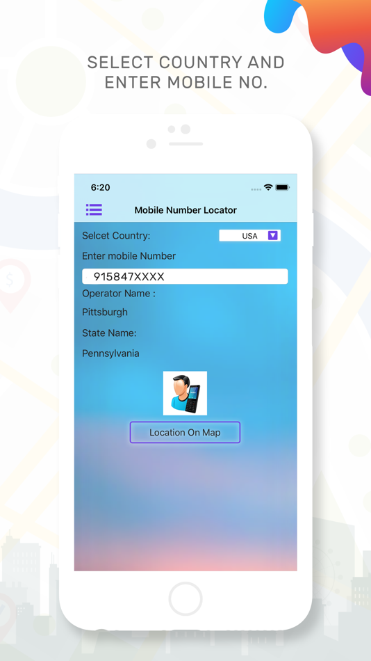 #3. Mobile Number Locator ! (iOS) 由: Jyoti Yadav