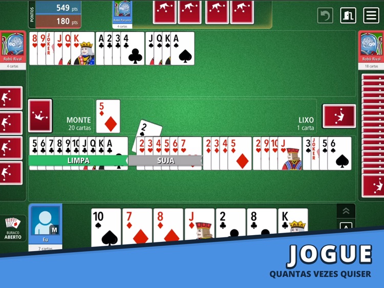 Buraco Canasta Jogatina: Card Games For Free para Android - Download