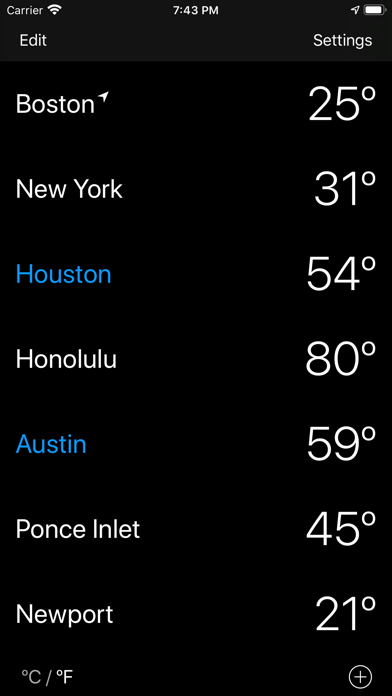 Screenshot #2 pour WeatherGraph: Visual Forecasts