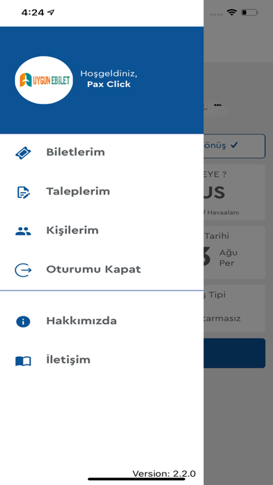 UygunEbilet Screenshot