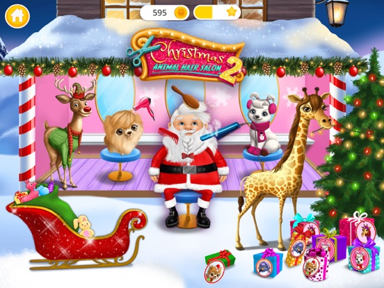 Screenshot #4 pour Christmas Animal Hair Salon 2