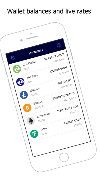 ZixiPay: Tether Wallet