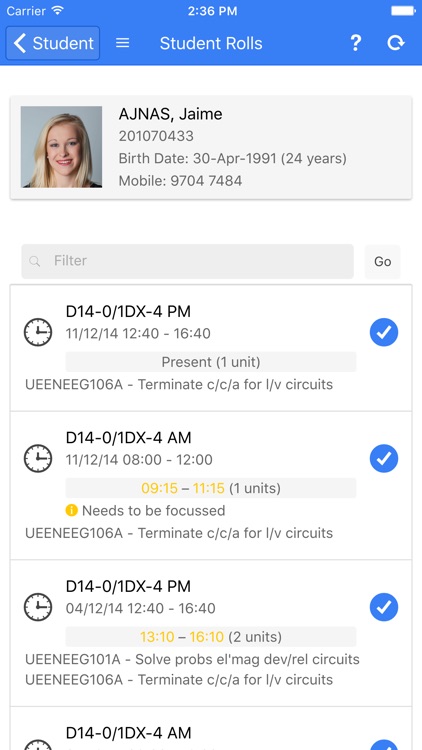 Markbook Mobile MP screenshot-3