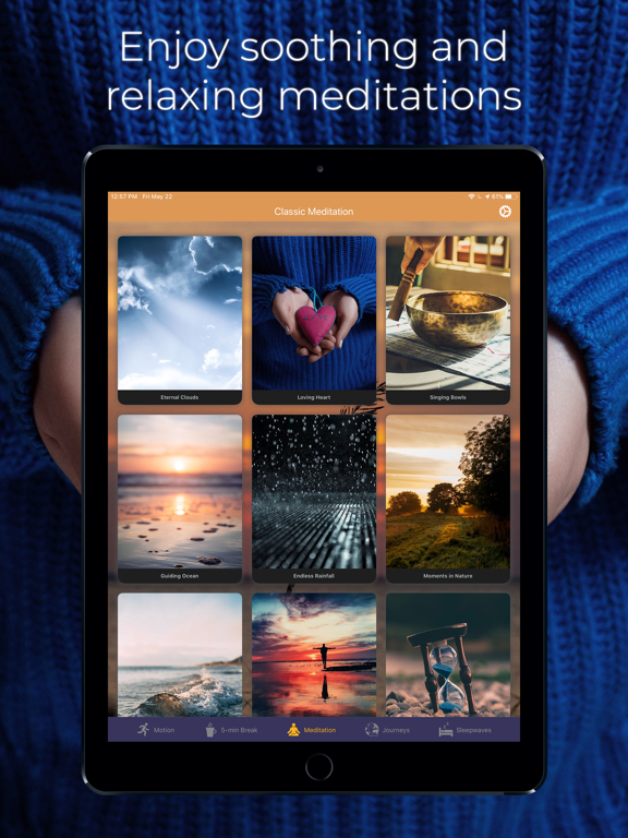 Mindimension: Meditation iPad screenshot 8 - Health & Fitness app