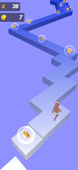 Game screenshot Baby Zigzag Run 3d mod apk