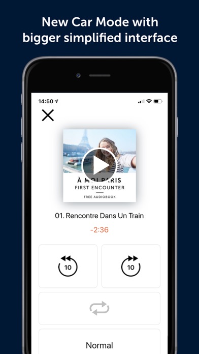 French Today Audiobook Player Screenshot
