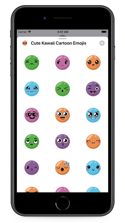 Cute Kawaii Cartoon Emojis screenshot-3