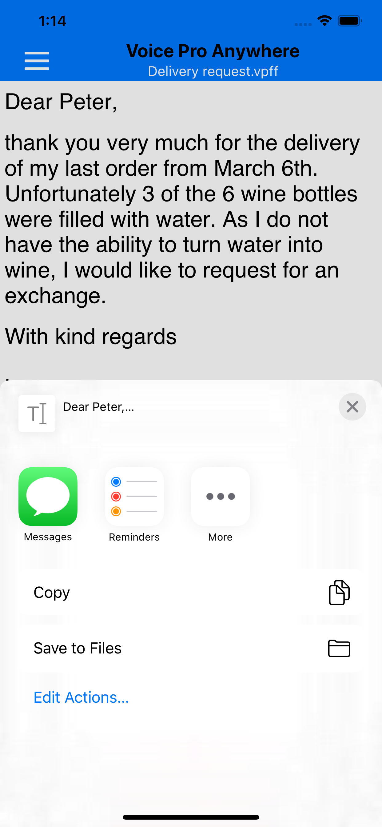 Voice Pro Anywhere screenshot 3