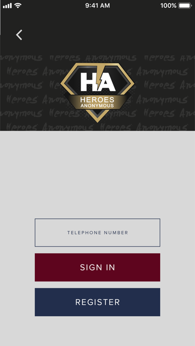 Screenshot #3 pour Heroes Anonymous App