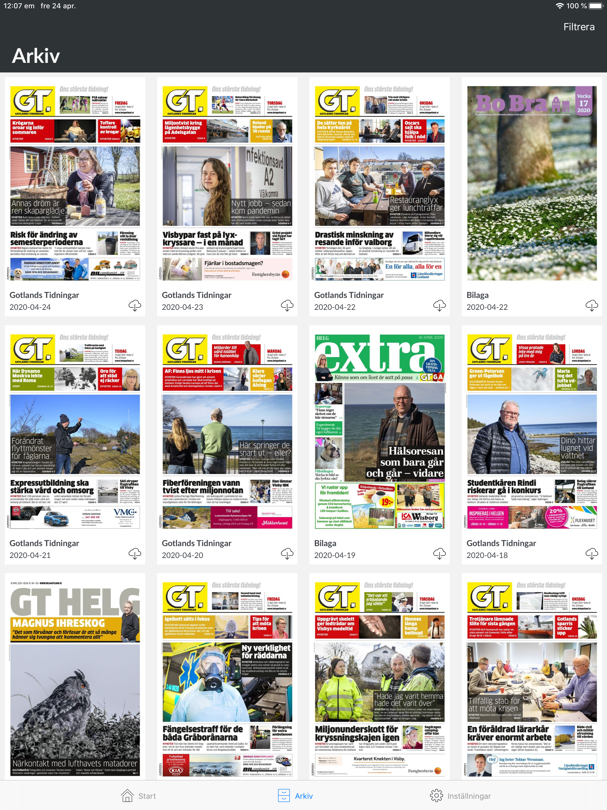 E-tidning GT screenshot 4