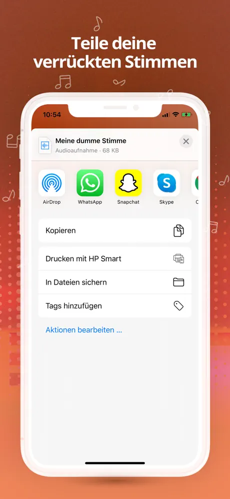 Lustiger Stimmenverzerrer