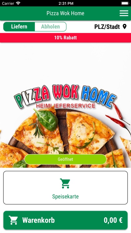 Pizza Wok Home
