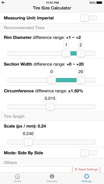 Tire Size Calculator screenshot-3